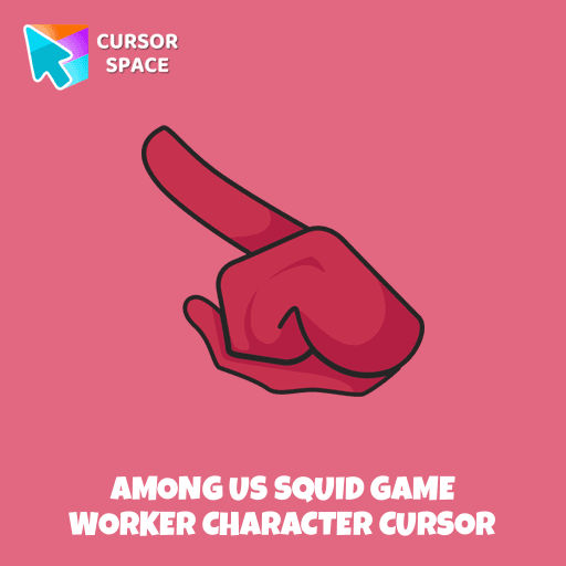 Among Us Squid Game Worker Character cursor
